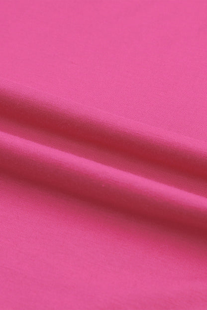 Crisscross Asymmetrical Neck Short Sleeve Top