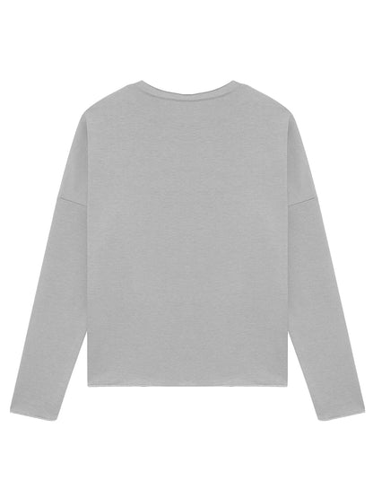 Full Size Round Neck Long Sleeve ZERO AMUCKS GIVEN Graphic Sweatshirt