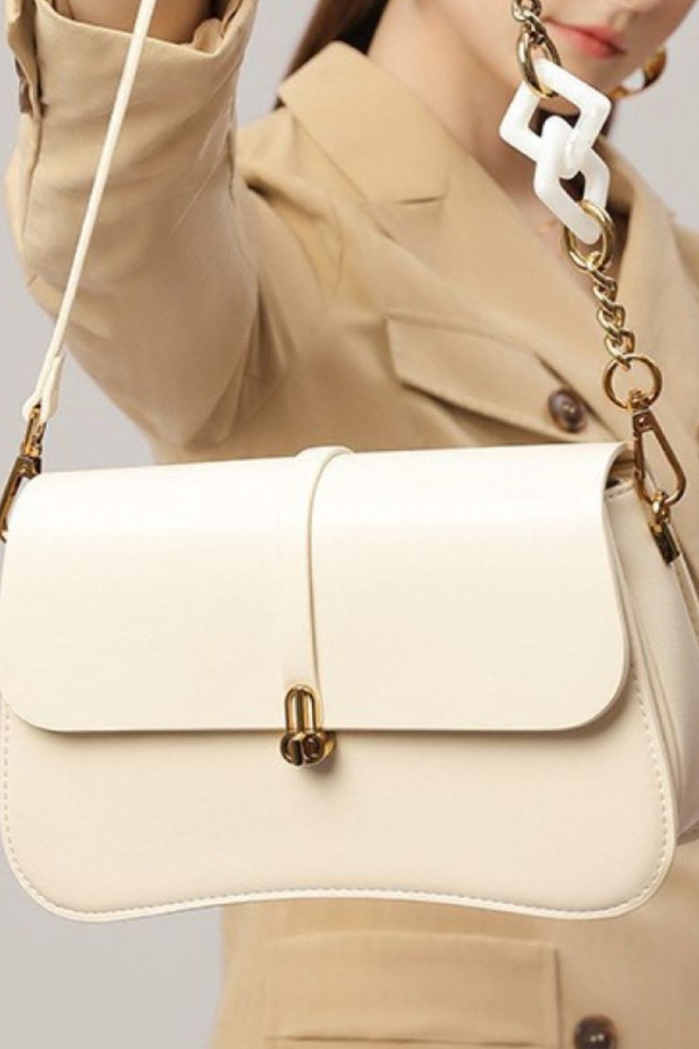 Baeful PU Leather Shoulder Bag